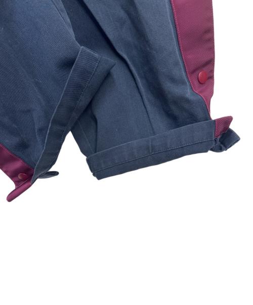 Dickies（ディッキーズ）Dickies (ディッキーズ) MYne MIHARA YASUHIRO (マイン ミハラヤスヒロ) サイドスナップパンツ ネイビー×パープル サイズ:Sの古着・服飾アイテム