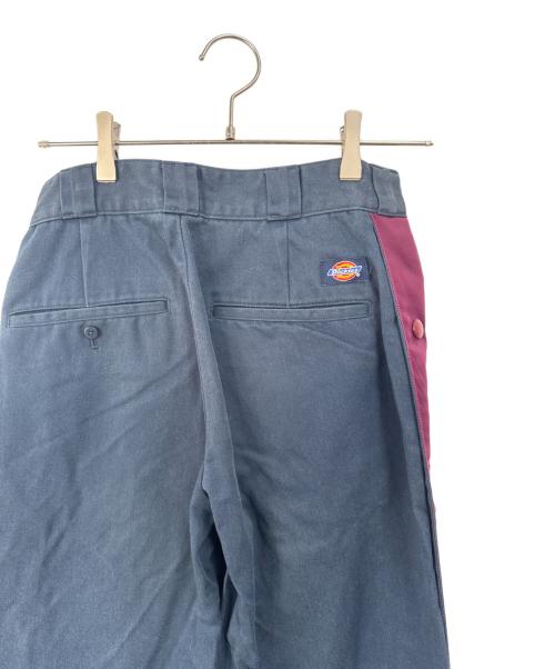 Dickies（ディッキーズ）Dickies (ディッキーズ) MYne MIHARA YASUHIRO (マイン ミハラヤスヒロ) サイドスナップパンツ ネイビー×パープル サイズ:Sの古着・服飾アイテム