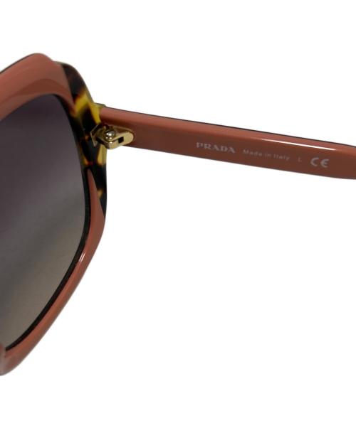 PRADA（プラダ）PRADA (プラダ) サングラス ブラック×ピンク サイズ:54□21140の古着・服飾アイテム