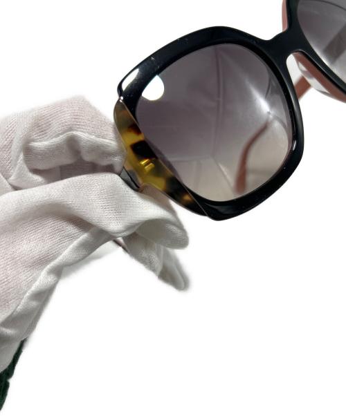 PRADA（プラダ）PRADA (プラダ) サングラス ブラック×ピンク サイズ:54□21140の古着・服飾アイテム