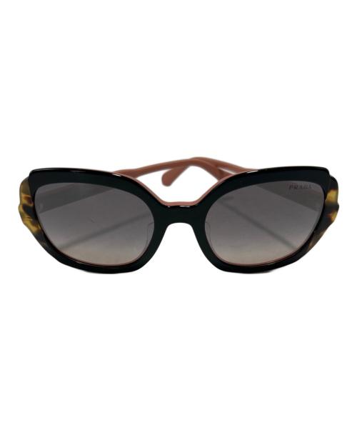 PRADA（プラダ）PRADA (プラダ) サングラス ブラック×ピンク サイズ:54□21140の古着・服飾アイテム