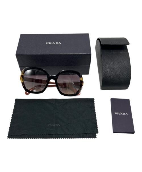 PRADA（プラダ）PRADA (プラダ) サングラス ブラック×ピンク サイズ:54□21140の古着・服飾アイテム