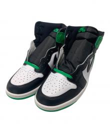NIKE（ナイキ）の古着「スニーカー Air Jordan 1 Retro High（エア ジョーダン 1 レトロ ハイ）」｜ブラック×グリーン