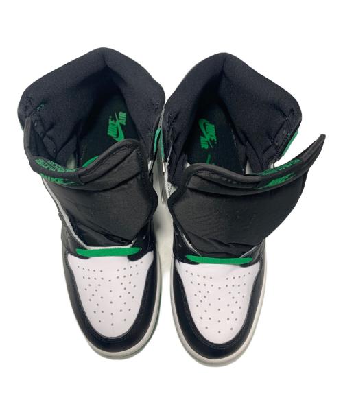 NIKE（ナイキ）NIKE (ナイキ) スニーカー Air Jordan 1 Retro High（エア ジョーダン 1 レトロ ハイ） ブラック×グリーン サイズ:30cm 未使用品の古着・服飾アイテム