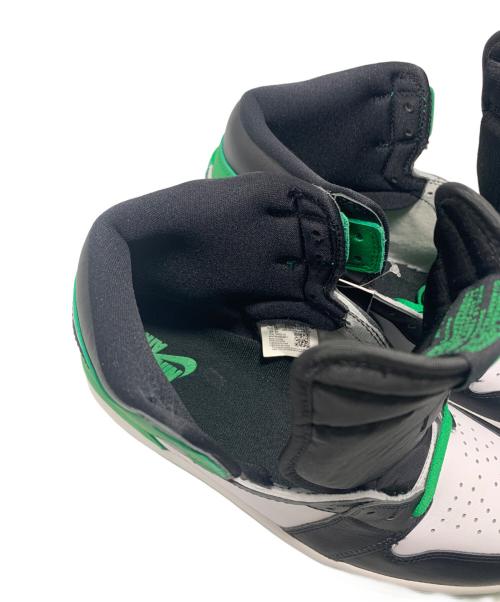 NIKE（ナイキ）NIKE (ナイキ) スニーカー Air Jordan 1 Retro High（エア ジョーダン 1 レトロ ハイ） ブラック×グリーン サイズ:30cm 未使用品の古着・服飾アイテム