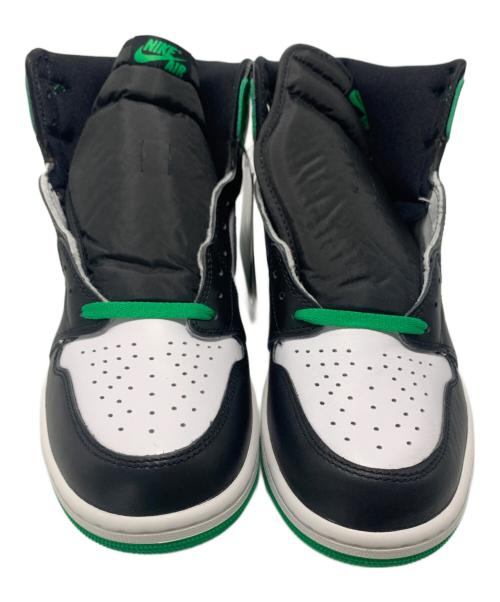 NIKE（ナイキ）NIKE (ナイキ) スニーカー Air Jordan 1 Retro High（エア ジョーダン 1 レトロ ハイ） ブラック×グリーン サイズ:30cm 未使用品の古着・服飾アイテム