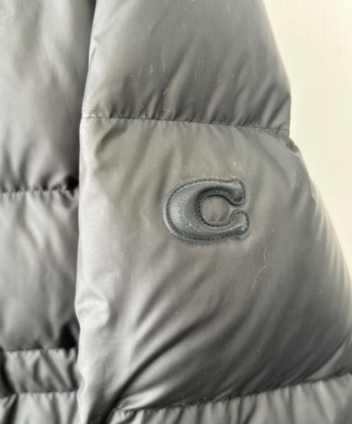 COACH（コーチ）COACH (コーチ) ダウンコート ブラック サイズ:Mの古着・服飾アイテム