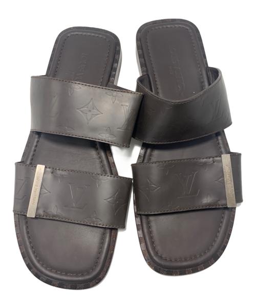 LOUIS VUITTON（ルイ ヴィトン）LOUIS VUITTON (ルイ ヴィトン) サンダル ブラウン サイズ:SIZE 8.5の古着・服飾アイテム