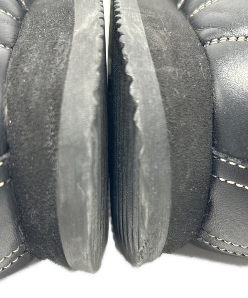 HERMES（エルメス）HERMES (エルメス) クイックレザースニーカー ブラック サイズ:43.5の古着・服飾アイテム