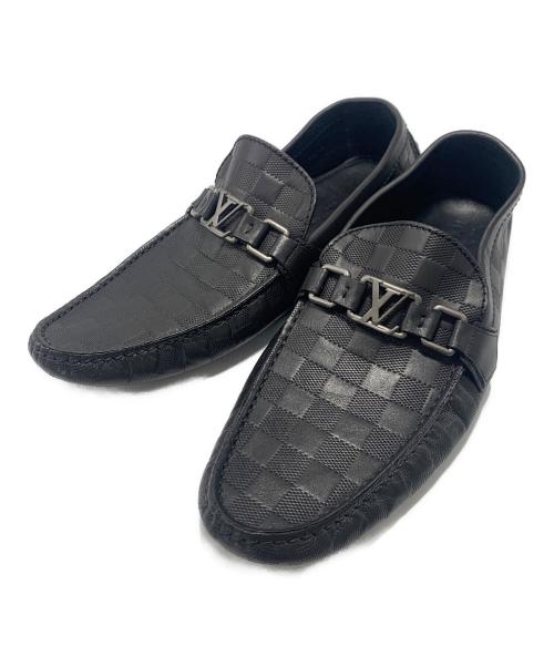 LOUIS VUITTON（ルイ ヴィトン）LOUIS VUITTON (ルイ ヴィトン) ドライビングシューズ ブラック サイズ:SIZE 8.5の古着・服飾アイテム