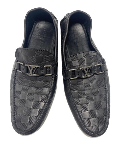 LOUIS VUITTON（ルイ ヴィトン）LOUIS VUITTON (ルイ ヴィトン) ドライビングシューズ ブラック サイズ:SIZE 8.5の古着・服飾アイテム