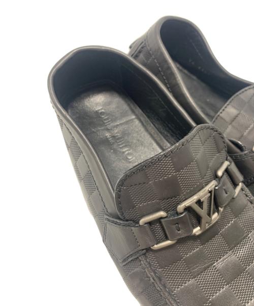 LOUIS VUITTON（ルイ ヴィトン）LOUIS VUITTON (ルイ ヴィトン) ドライビングシューズ ブラック サイズ:SIZE 8.5の古着・服飾アイテム