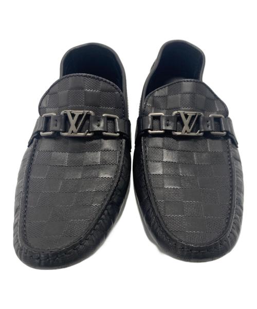 LOUIS VUITTON（ルイ ヴィトン）LOUIS VUITTON (ルイ ヴィトン) ドライビングシューズ ブラック サイズ:SIZE 8.5の古着・服飾アイテム