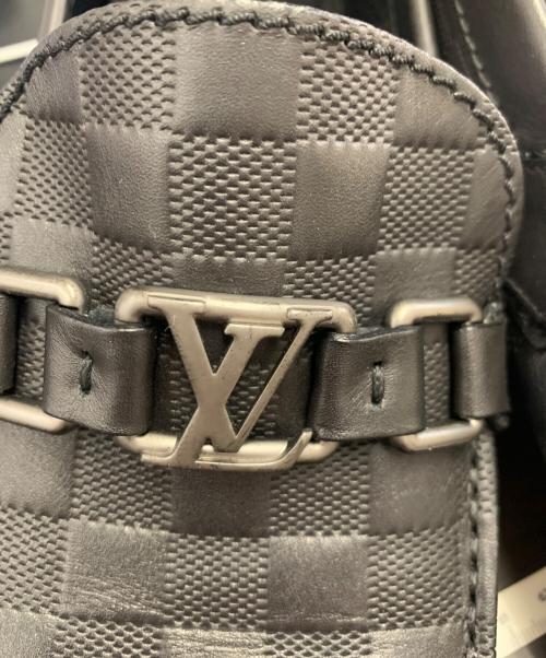 LOUIS VUITTON（ルイ ヴィトン）LOUIS VUITTON (ルイ ヴィトン) ドライビングシューズ ブラック サイズ:SIZE 8.5の古着・服飾アイテム