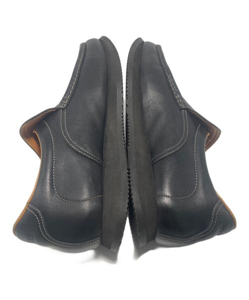 HERMES（エルメス）HERMES (エルメス) スリッポン ブラック サイズ:43の古着・服飾アイテム