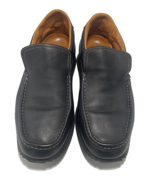 HERMES（エルメス）HERMES (エルメス) スリッポン ブラック サイズ:43の古着・服飾アイテム