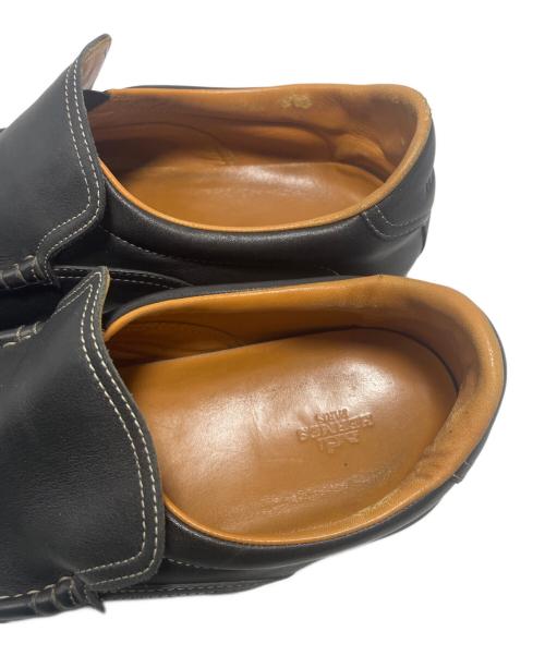 HERMES（エルメス）HERMES (エルメス) スリッポン ブラック サイズ:43の古着・服飾アイテム