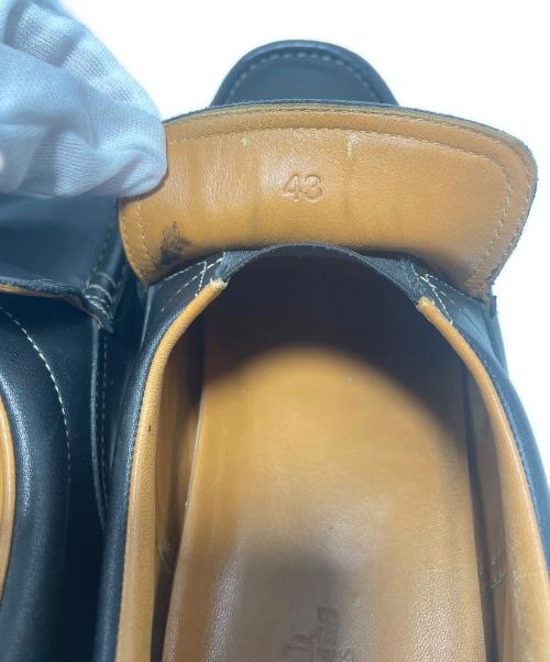 HERMES（エルメス）HERMES (エルメス) スリッポン ブラック サイズ:43の古着・服飾アイテム