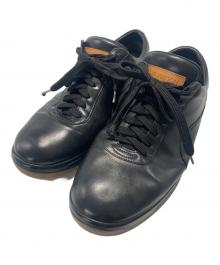 LOUIS VUITTON（ルイ ヴィトン）の古着「レザースニーカー」｜ブラック