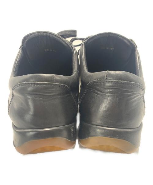 LOUIS VUITTON（ルイ ヴィトン）LOUIS VUITTON (ルイ ヴィトン) レザースニーカー ブラック サイズ:SIZE 8.5の古着・服飾アイテム