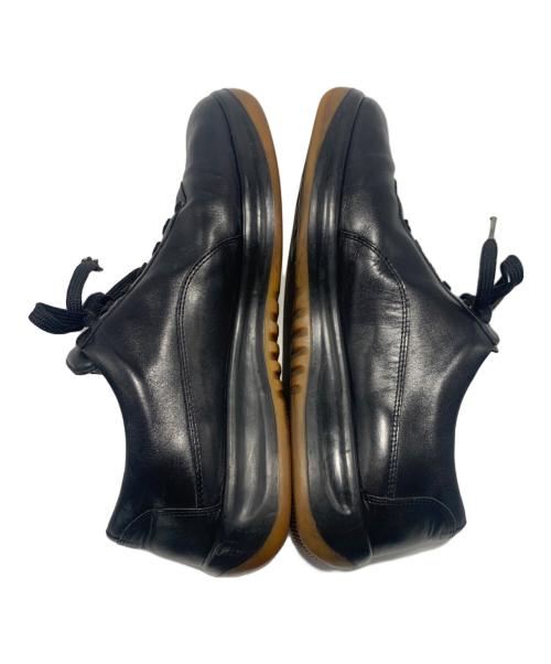 LOUIS VUITTON（ルイ ヴィトン）LOUIS VUITTON (ルイ ヴィトン) レザースニーカー ブラック サイズ:SIZE 8.5の古着・服飾アイテム