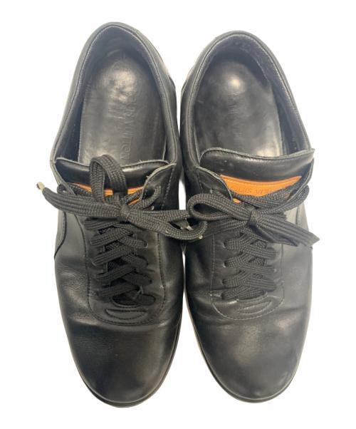 LOUIS VUITTON（ルイ ヴィトン）LOUIS VUITTON (ルイ ヴィトン) レザースニーカー ブラック サイズ:SIZE 8.5の古着・服飾アイテム