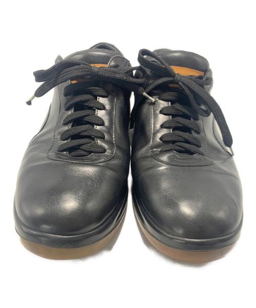 LOUIS VUITTON（ルイ ヴィトン）LOUIS VUITTON (ルイ ヴィトン) レザースニーカー ブラック サイズ:SIZE 8.5の古着・服飾アイテム