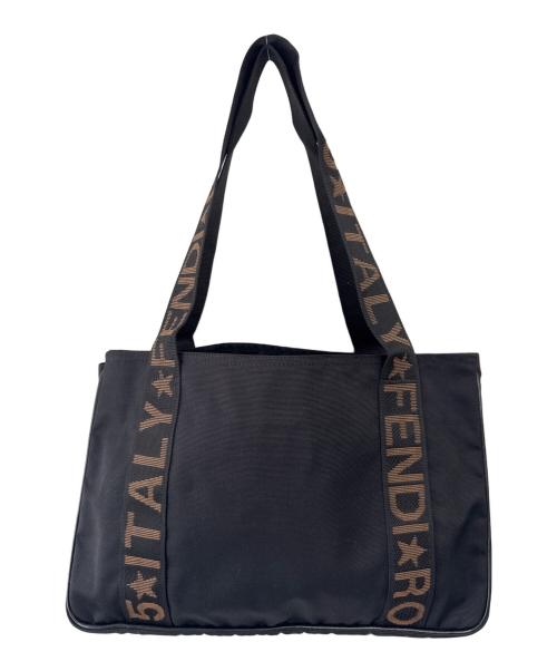 FENDI（フェンディ）FENDI (フェンディ) ナイロントートバッグ ブラックの古着・服飾アイテム