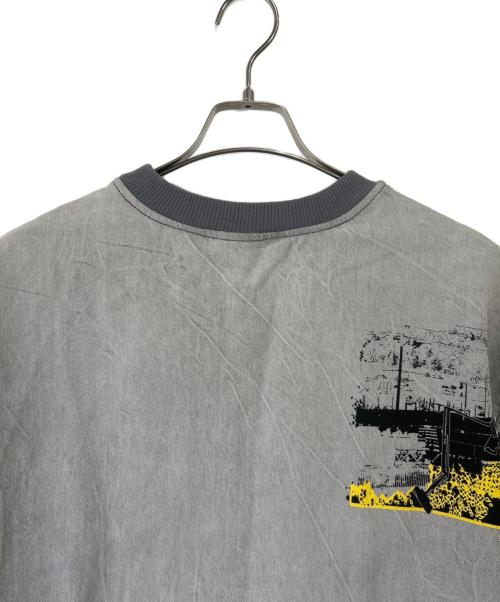 ZARA（ザラ）ZARA (ザラ) 半袖スウェット グレー サイズ:USA Mの古着・服飾アイテム