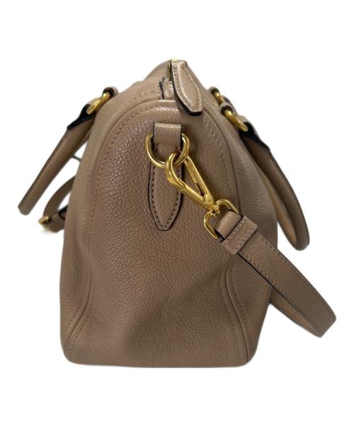 PRADA（プラダ）PRADA (プラダ) 2WAYショルダーバッグ ベージュの古着・服飾アイテム