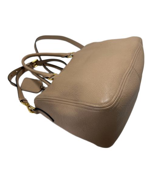 PRADA（プラダ）PRADA (プラダ) 2WAYショルダーバッグ ベージュの古着・服飾アイテム