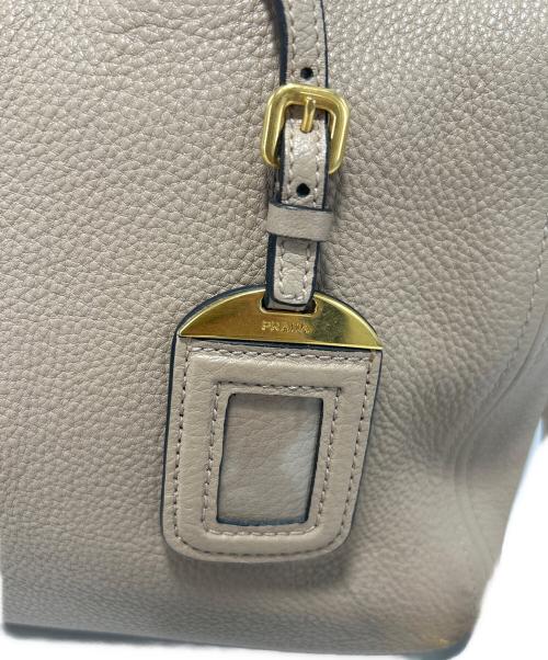 PRADA（プラダ）PRADA (プラダ) 2WAYショルダーバッグ ベージュの古着・服飾アイテム