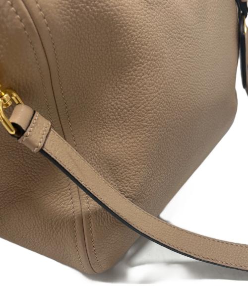 PRADA（プラダ）PRADA (プラダ) 2WAYショルダーバッグ ベージュの古着・服飾アイテム