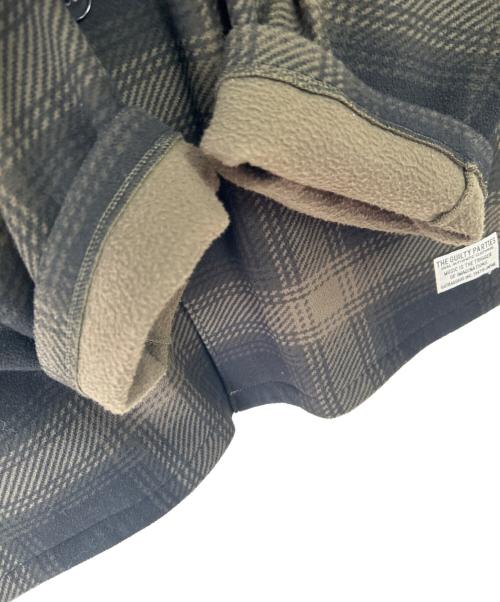 WACKO MARIA（ワコマリア）WACKO MARIA (ワコマリア) チェックフリースシャツ ブラック×カーキ サイズ:Mの古着・服飾アイテム