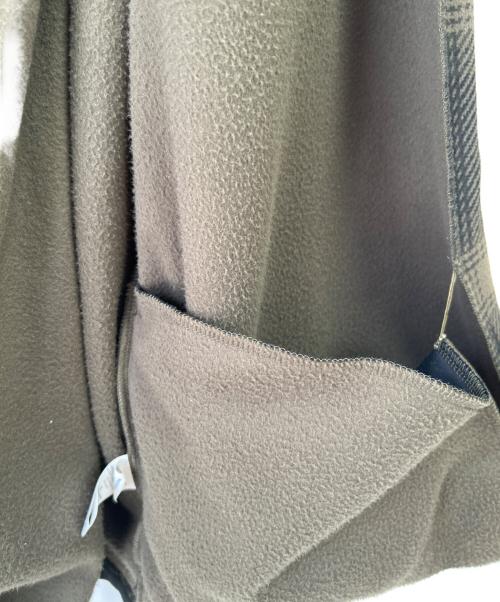 WACKO MARIA（ワコマリア）WACKO MARIA (ワコマリア) チェックフリースシャツ ブラック×カーキ サイズ:Mの古着・服飾アイテム