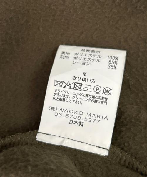 WACKO MARIA（ワコマリア）WACKO MARIA (ワコマリア) チェックフリースシャツ ブラック×カーキ サイズ:Mの古着・服飾アイテム