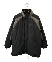 The Ennnoy Professional（ザ エンノイ プロフェッショナル）の古着「パデッドナイロンベンチコート」｜ブラック×グレー