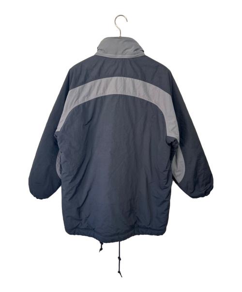 The Ennnoy Professional（ザ エンノイ プロフェッショナル）The Ennnoy Professional (ザ エンノイ プロフェッショナル) パデッドナイロンベンチコート ブラック×グレー サイズ:Lの古着・服飾アイテム