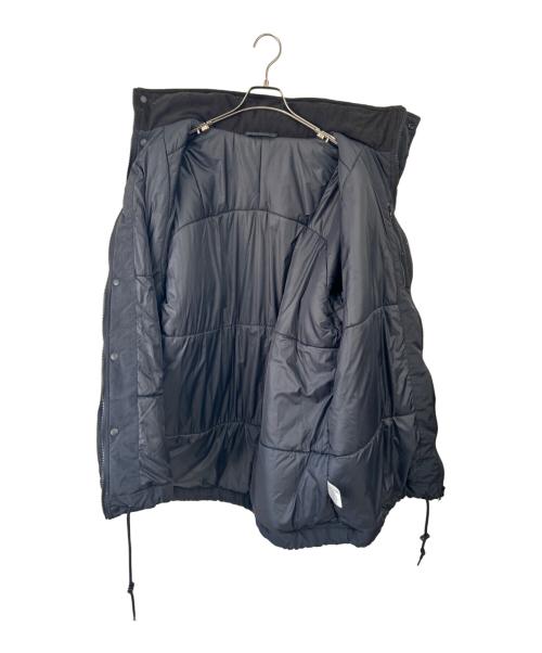 The Ennnoy Professional（ザ エンノイ プロフェッショナル）The Ennnoy Professional (ザ エンノイ プロフェッショナル) パデッドナイロンベンチコート ブラック×グレー サイズ:Lの古着・服飾アイテム