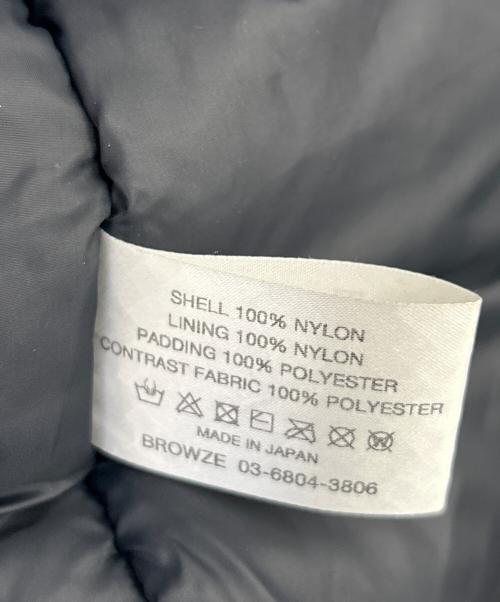 The Ennnoy Professional（ザ エンノイ プロフェッショナル）The Ennnoy Professional (ザ エンノイ プロフェッショナル) パデッドナイロンベンチコート ブラック×グレー サイズ:Lの古着・服飾アイテム