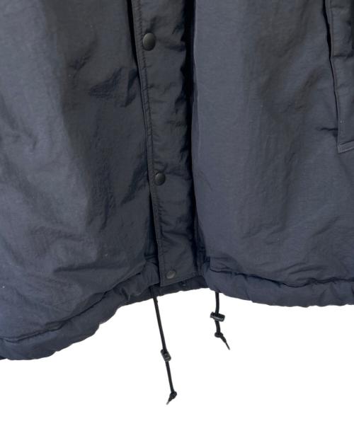 The Ennnoy Professional（ザ エンノイ プロフェッショナル）The Ennnoy Professional (ザ エンノイ プロフェッショナル) パデッドナイロンベンチコート ブラック×グレー サイズ:Lの古着・服飾アイテム