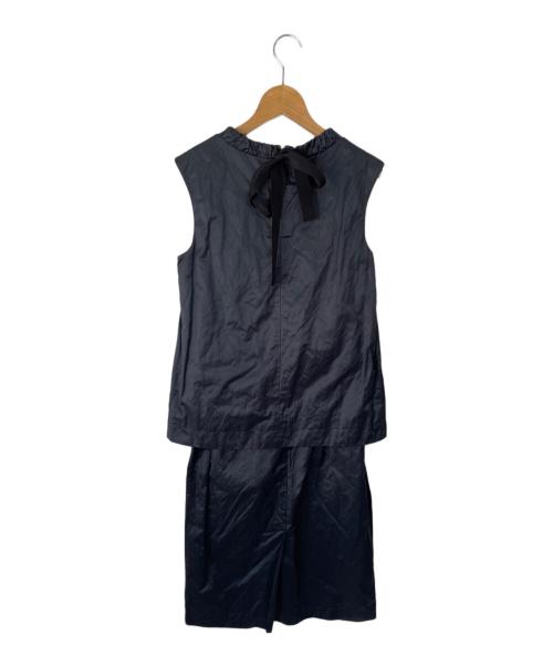 MaxMara（マックスマーラ）MaxMara (マックスマーラ) セットアップ ネイビー サイズ:38の古着・服飾アイテム