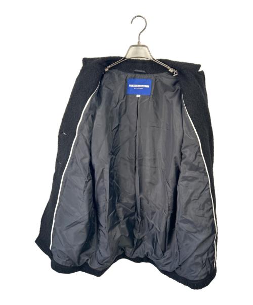 BURBERRY BLUE LABEL（バーバリー ブルー レーベル）BURBERRY BLUE LABEL (バーバリー ブルー レーベル) ウールコート ブラック サイズ:38の古着・服飾アイテム