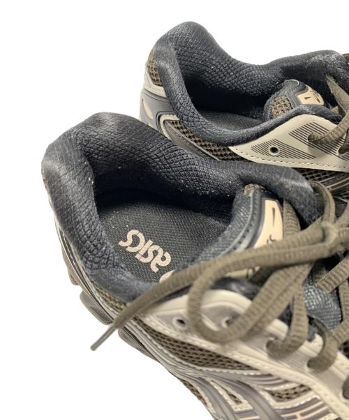 asics（アシックス）asics (アシックス) スニーカー グレー×オリーブ サイズ:26.5cmの古着・服飾アイテム