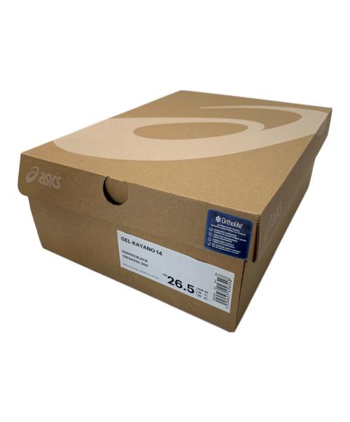 asics（アシックス）asics (アシックス) スニーカー グレー×オリーブ サイズ:26.5cmの古着・服飾アイテム