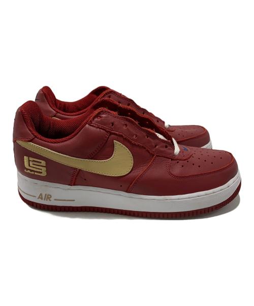 NIKE（ナイキ）NIKE (ナイキ) LeBron James AIR FORCE 1 LOW レッド×ホワイト サイズ:28cmの古着・服飾アイテム