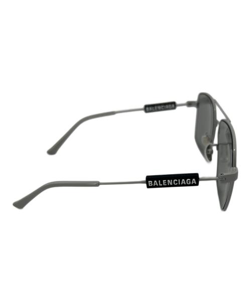 BALENCIAGA（バレンシアガ）BALENCIAGA (バレンシアガ) サングラス グレー×ブラックの古着・服飾アイテム