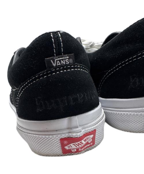 VANS（ヴァンズ）VANS (ヴァンズ) SUPREME (シュプリーム) スニーカー ブラック×ホワイト サイズ:28.5cmの古着・服飾アイテム