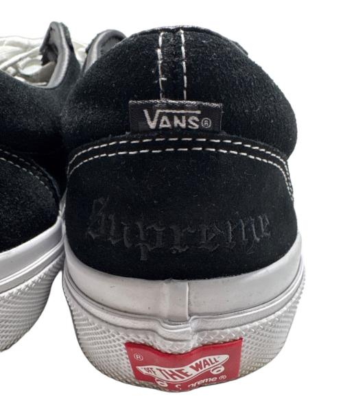 VANS（ヴァンズ）VANS (ヴァンズ) SUPREME (シュプリーム) スニーカー ブラック×ホワイト サイズ:28.5cmの古着・服飾アイテム