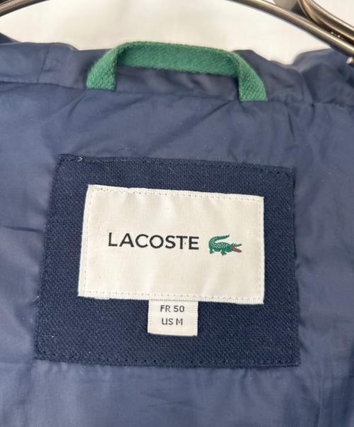 LACOSTE（ラコステ）LACOSTE (ラコステ) ダウンジャケット ネイビー サイズ:Mの古着・服飾アイテム